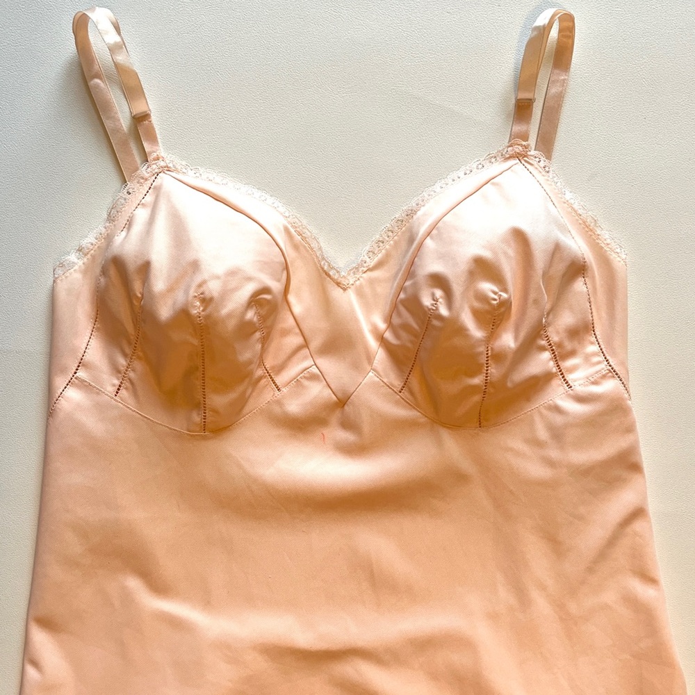Emilio PUCCI Slip Pale Pink Vintage Negligee 1960s Formfit Rogers Lingerie - Picture 6 of 11